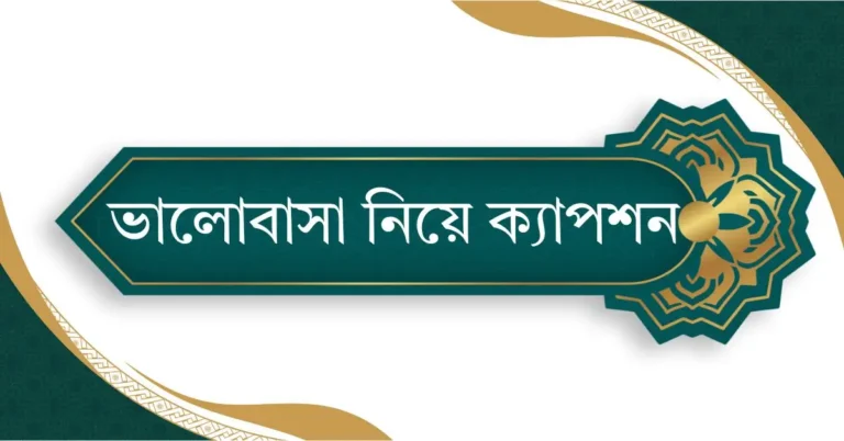 ভালোবাসার স্ট্যাটাস ভালোবাসা নিয়ে ক্যাপশন, উক্তি, কবিতা